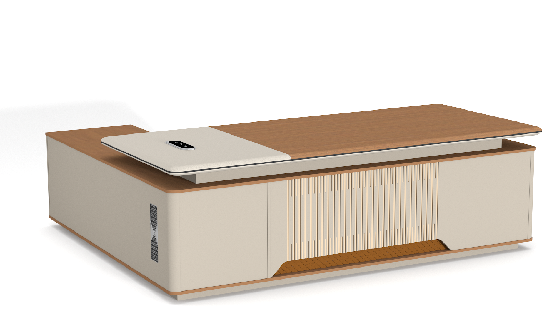 jiangmen factory price office furniture wooden design 4 person desks